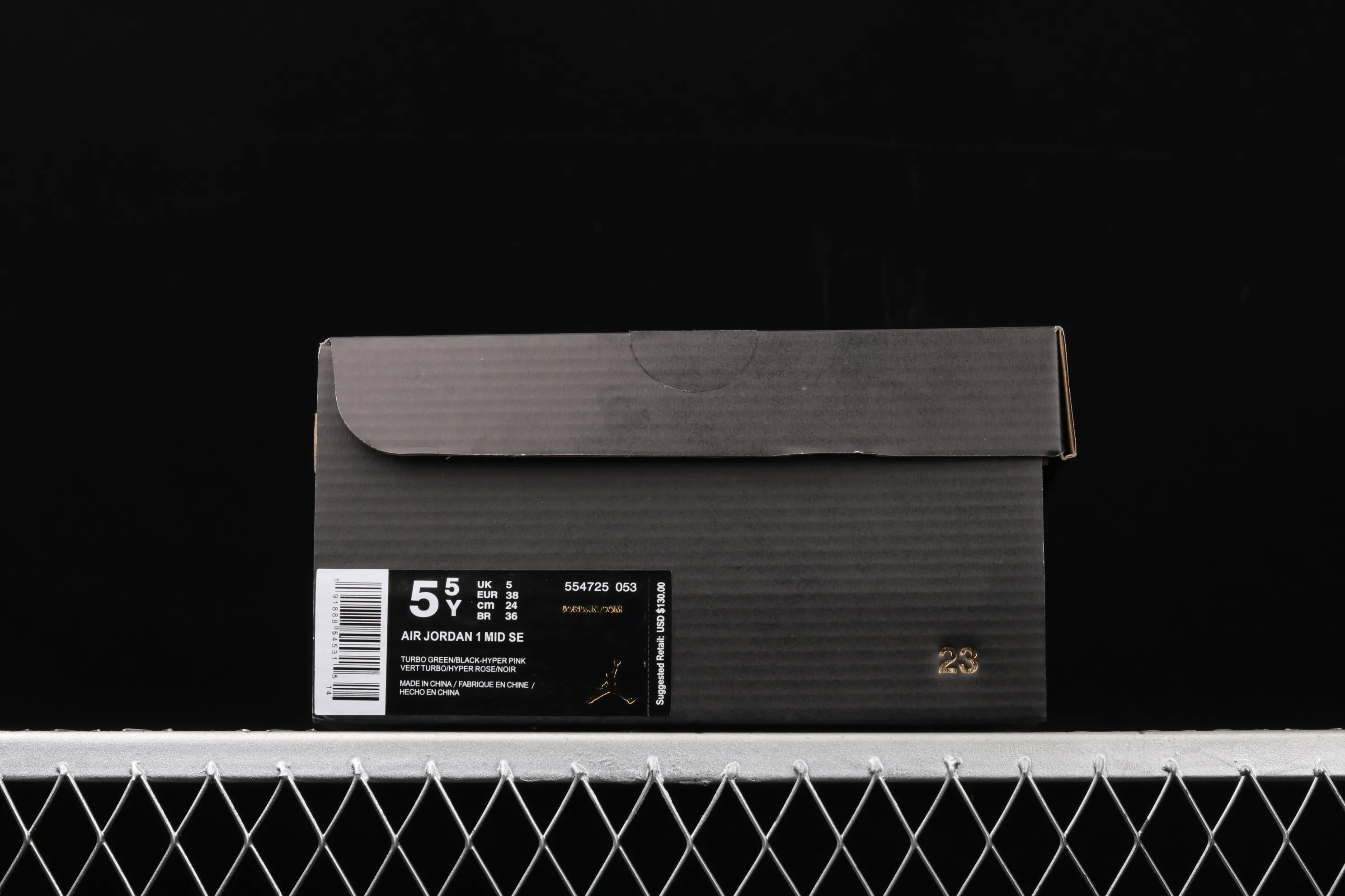 All categories Air Jordan Jordan series basketball shoes Air Jordan 1 Mid Air Jordan 1 Mid AJ1 new fog gray Joe 1 China gray silver 554725-053